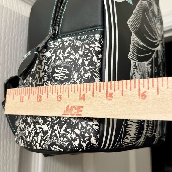 Disney Parks Loungefly Haunted Mansion Backpack Hatbox Ghost Glow In The Dark - Picture 16 of 16